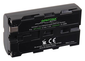 Patona 1324 Premium Battery f. Sony NP-F550 F330 F530 F750 F930 F920 F550