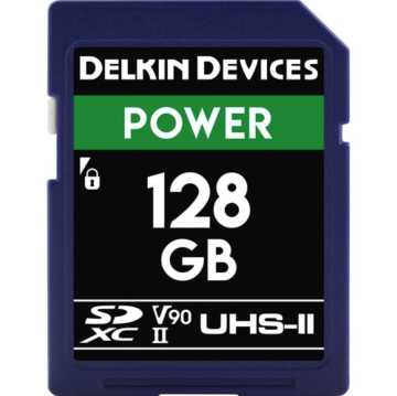 Delkin Devices 128GB Power SDXC UHS-II U3/V90 Hafıza Kartı (DDSDG2000128)