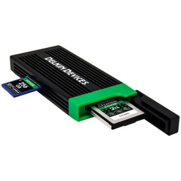 Delkin Devices USB 3.2 CFexpress Type B ve SD UHS-II Hafıza Kartı Okuyucu (DDREADER-56)