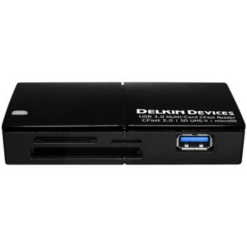Delkin Devices USB 3.1 Gen 1 Multi-Slot Hafıza Kart Okuyucu (DDREADER-48)