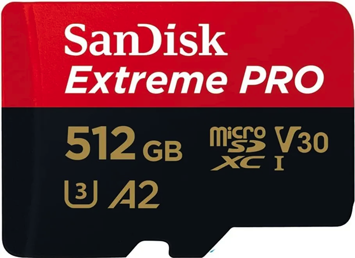 Sandisk Extreme Pro 512GB MicroSDXC 200MB/s Hafıza Kartı