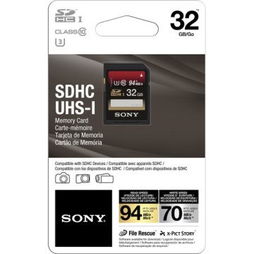 Sony 32GB SDHC 94MB/sn 4K Hafıza Kartı