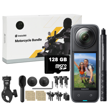 Insta360 X4 360 Derece 8K Aksiyon Kamera Motorcycle Kit