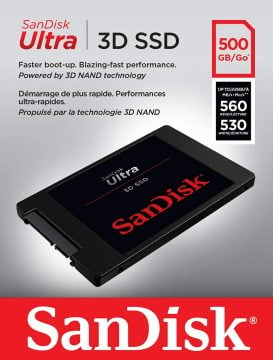 Sandisk 500GB Ultra 3D NAND SATA 3.0 SSD
