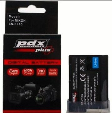 PDX for Nikon EN-EL15B Batarya