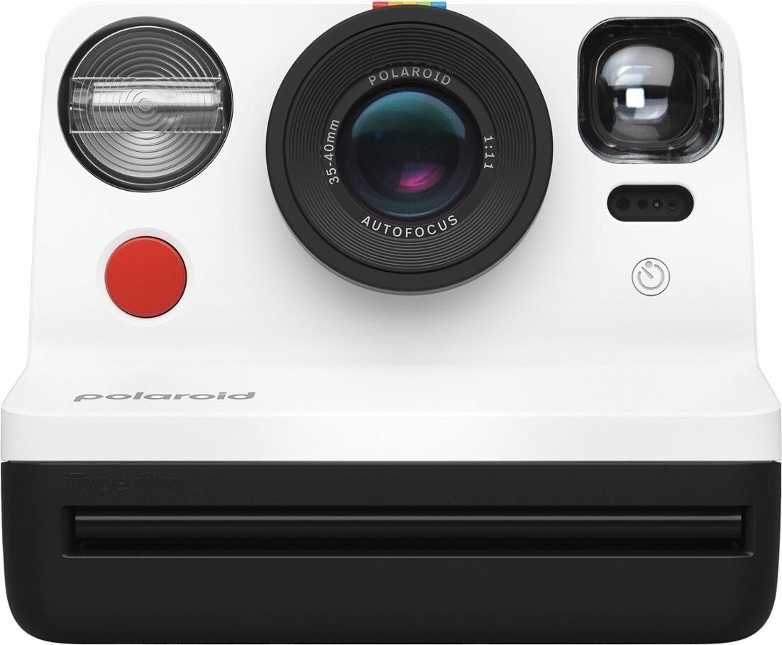 Polaroid Now Gen 2 Instant Film Kamera (Siyah - Beyaz)