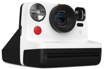 Polaroid Now Gen 2 Instant Film Kamera (Siyah - Beyaz)