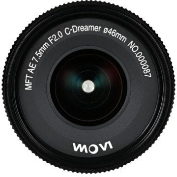 Laowa 7.5MM F/2 AUTO Aperture Lens Black MFT