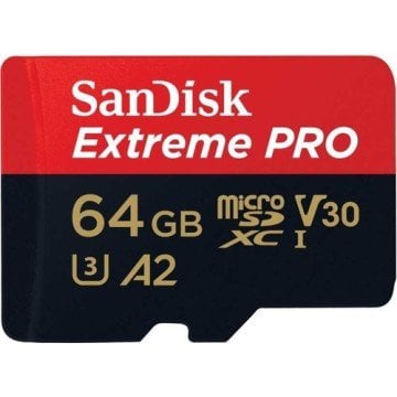 Sandisk Extreme Pro 64GB MicroSDXC 200MB/s Hafıza Kartı