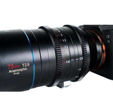 Sirui 75mm T2.9 1.6X Full Frame Anamorphic Lens (Sony E)