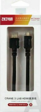 Zhiyun Mini HDMI to Micro HDMI LN-HBHC-A02 ( WEBILL ve CRANE 3 serisi )