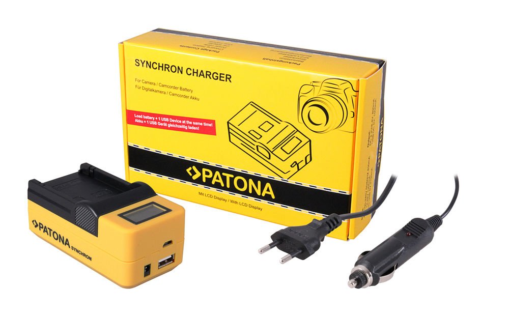 Patona FW-50 Sony Tekli Synchron USB Charger LCD Ekranlı