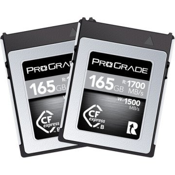 ProGrade Digital 165GB CFexpress 2.0 Type B Cobalt Hafıza Kartı (2'li Paket)