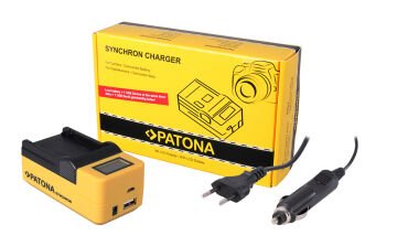 Patona LP_E8 Canon Tekli Synchron USB Charger LCD Ekranlı