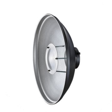 Visico RF-405 Beauty Dish Refletör Tas - Siyah Gümüş