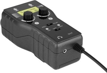 Saramonic SmartRig+ Di Lightning Konnektörlü 2 Kanallı XLR Mikrofon Ses Mikseri