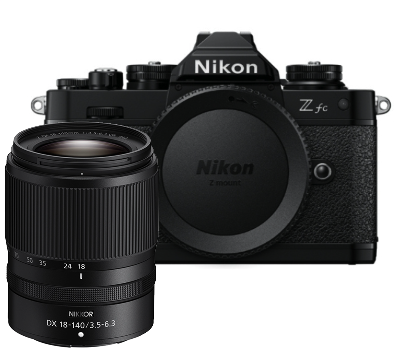Nikon Z fc 18-140mm Lens (Black)