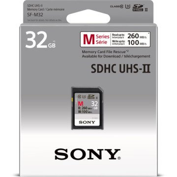 Sony 32GB M Series UHS-II SDHC 260MB/sn 4K Hafıza Kartı