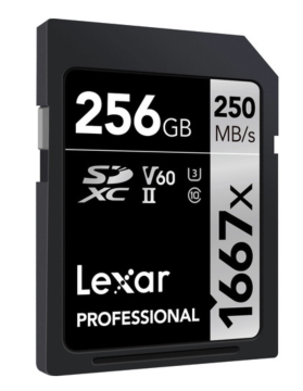Lexar 256GB Professional 1667x SDXC 250MB/sn V60 Hafıza Kartı (2'li Paket)