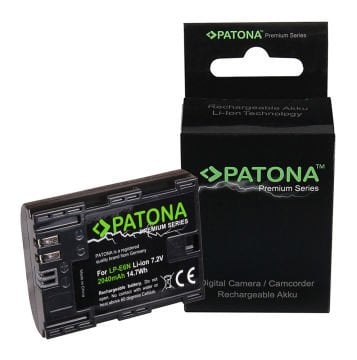 Patona 1259 Premium  Canon LP-E6N Battery ( EOS 5D 5D Mark II 5D Mark III 5DS 5DS R 60D 60D)
