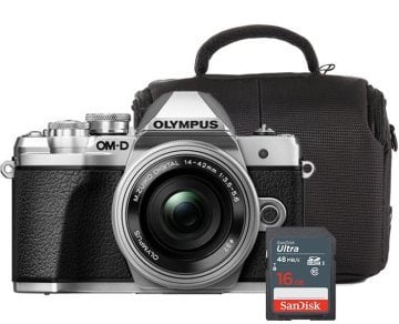 Olympus OM-D E-M10 Mark III 14-42mm EZ Lens (Silver)