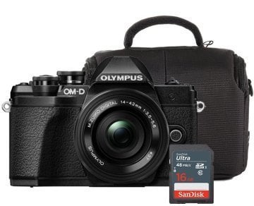 Olympus OM-D E-M10 Mark III 14-42mm EZ Lens (Black)