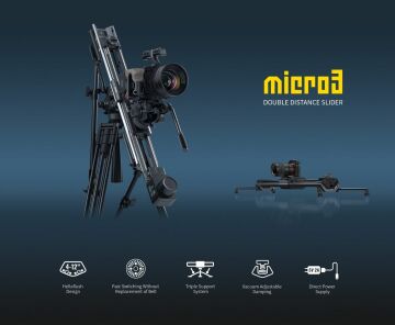 Zeapon Micro3 E1000 PONS Pan Kit: Motorized Micro3 E1000+PONS Motorized Pan Head