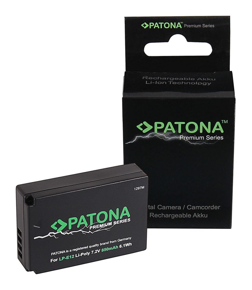 Patona LP-E12 Premium Seri Batarya (1297)