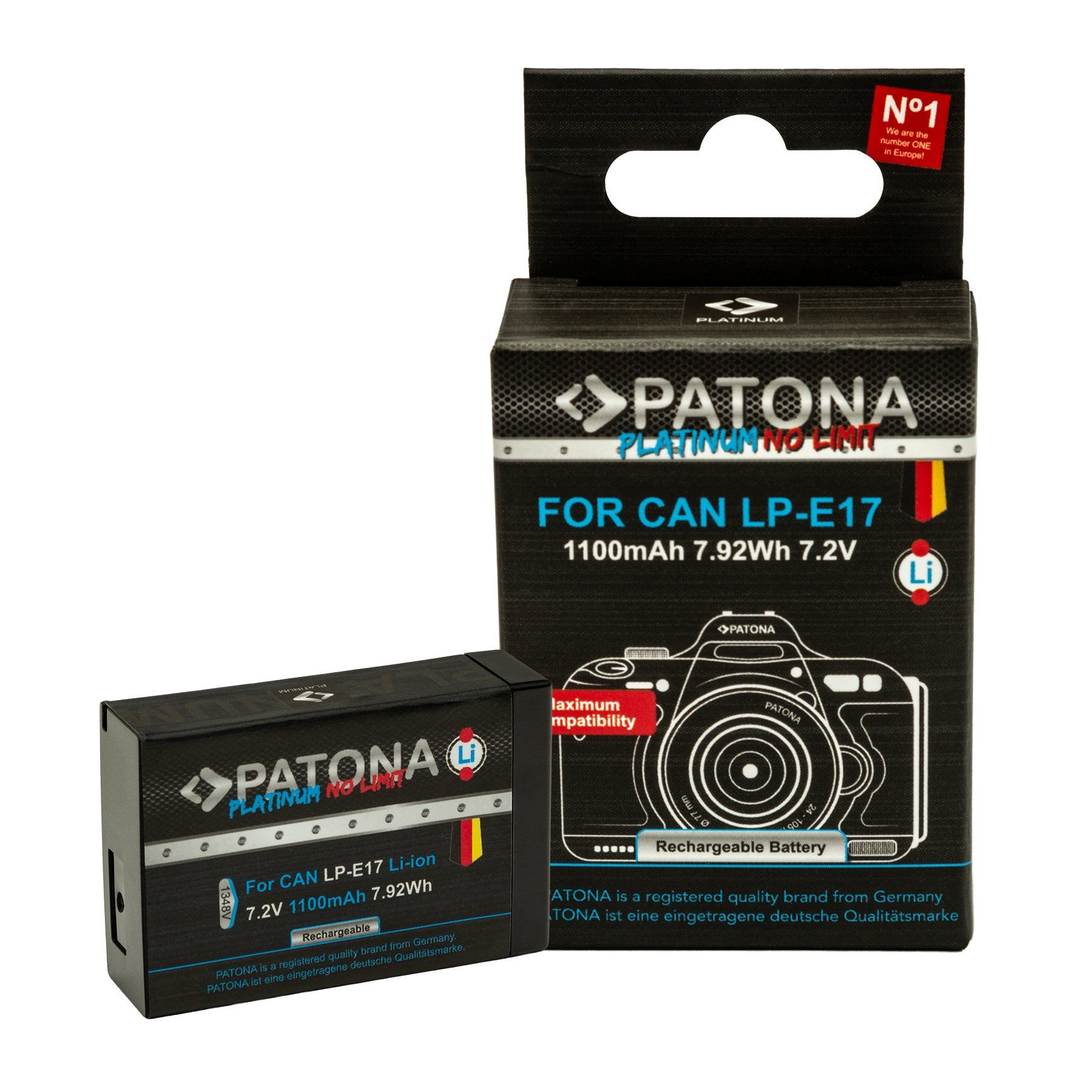 Patona  Canon LP-E17  Platinum Seri Batarya ( 1348 )