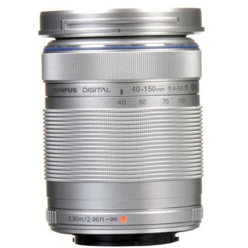 Olympus M.Zuiko Digital ED 40-150mm f/4-5.6 R Lens (Silver)