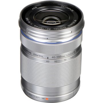 Olympus M.Zuiko Digital ED 40-150mm f/4-5.6 R Lens (Silver)