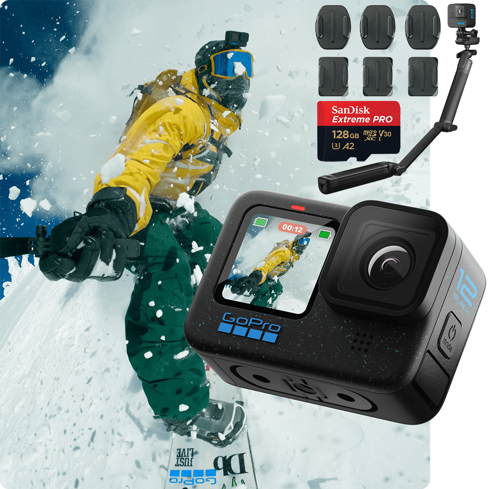 GoPro HERO 12 Black Snowboard Seti