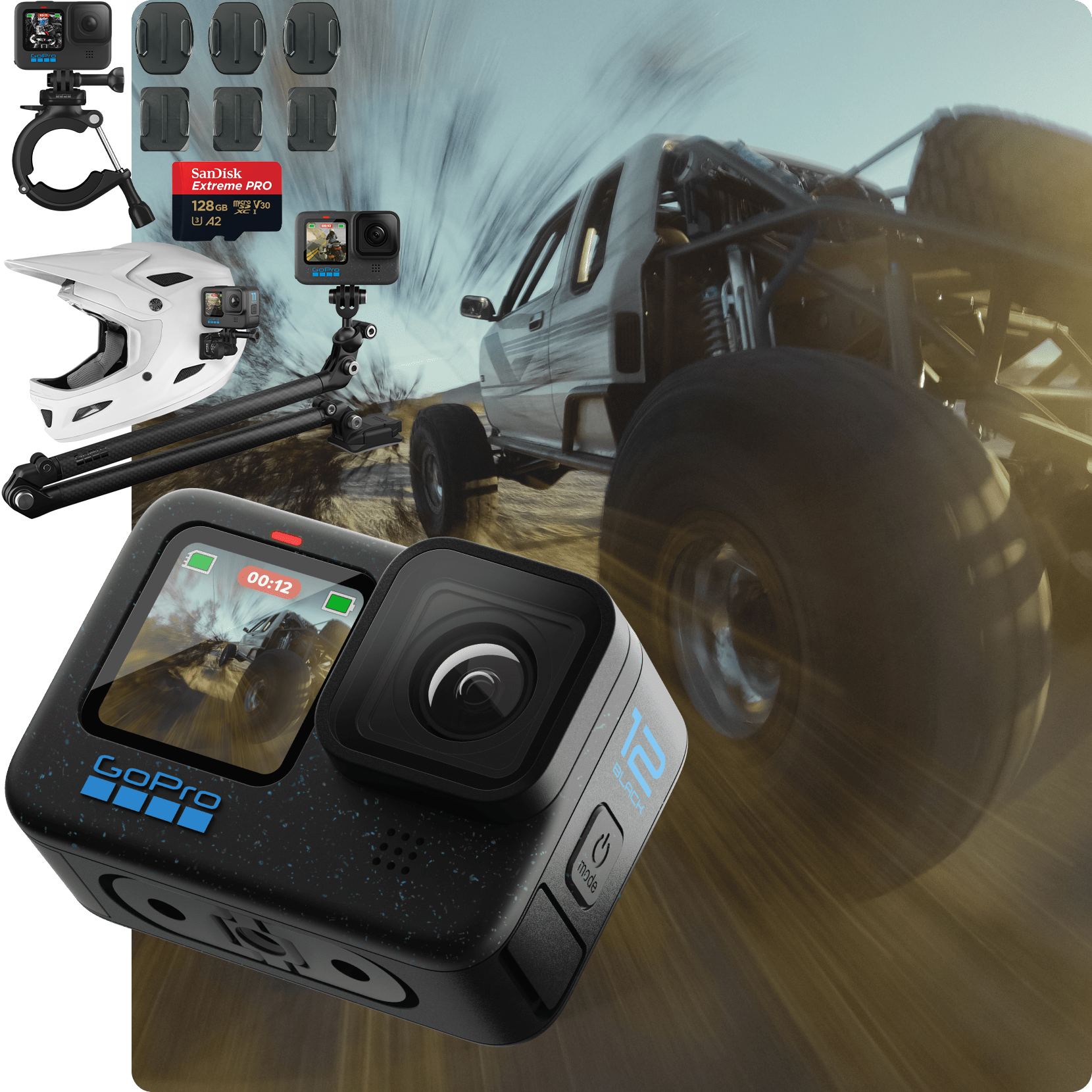 GoPro HERO 12 Black PowerSports Seti