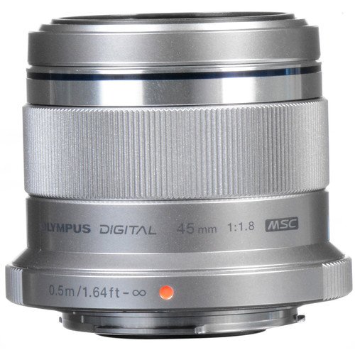 Olympus 45mm f/1.8 Lens Silver