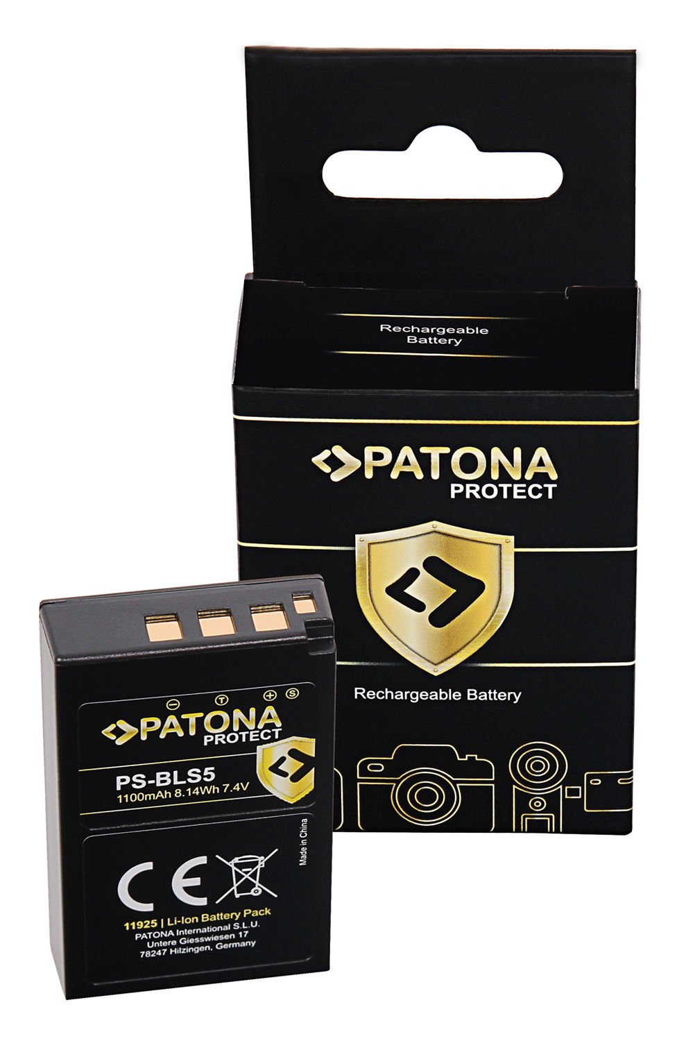 Patona BLS-5 Protect Seri Batarya (11925)