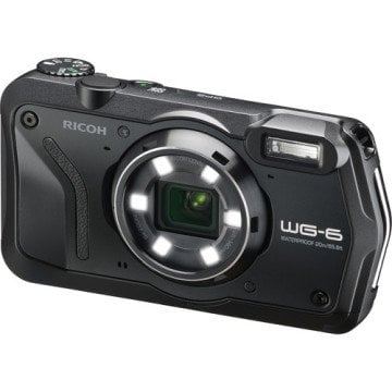 Ricoh WG-6 Sualtı Fotoğraf Makinesi (Black)