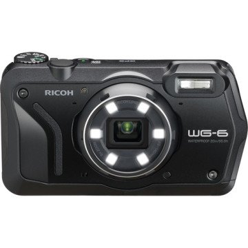 Ricoh WG-6 Sualtı Fotoğraf Makinesi (Black)
