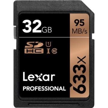Lexar 32GB Professional 95MB/sn UHS-I SDHC Hafıza Kartı