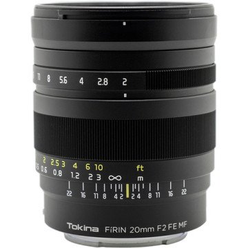 Tokina FiRIN 20mm f/2 FE MF Lens (Sony E)
