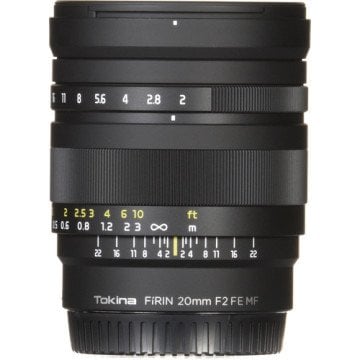 Tokina FiRIN 20mm f/2 FE MF Lens (Sony E)