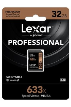 Lexar 32GB Professional 95MB/sn UHS-I SDHC Hafıza Kartı (2'li Paket)