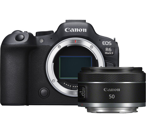 Canon EOS R6 Mark II Body + RF 50mm 1.8 STM Lens
