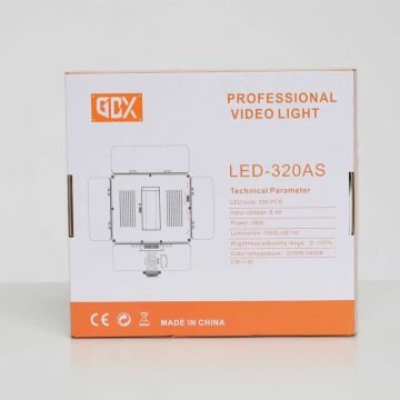 Gdx Pro 320AS Bataryalı Video Işık