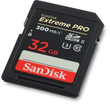 SanDisk 32GB Extreme PRO UHS-II SDXC 300 MB/s Hafıza Kartı