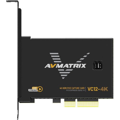 Avmatrix VC12-4K HDMI PCIE Capture Kart