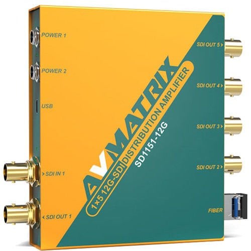 Avmatrix 1x5 12G-SDI Distribution Amplifier