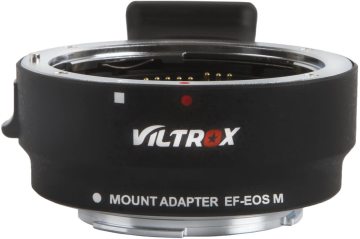 Viltrox  EF-EOS M / EF-EOS M Adaptör ( Canon EF ve EF-ES Yuvalı Gövde lensleri için )