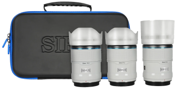 Sirui Sniper f/1.2 Autofocus 23mm, 33mm, 56mm Lens Kit (Fujifilm X) Beyaz