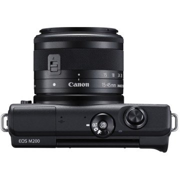 Canon EOS M200 15-45mm Lens (Siyah)