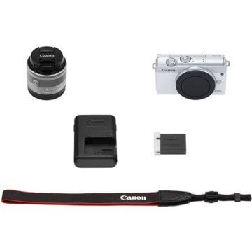 Canon EOS M200 15-45mm Lens (Beyaz)